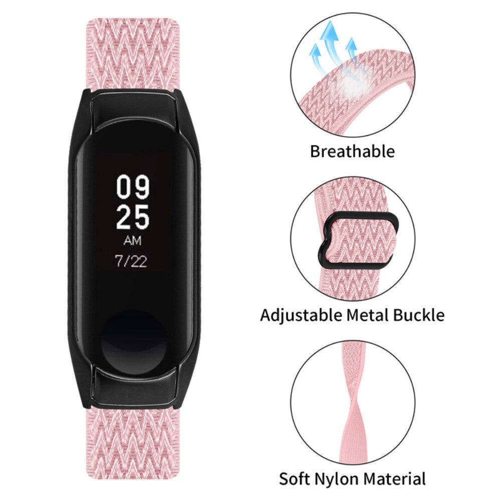 Godt Xiaomi Mi Smart Band 6 / Xiaomi Mi Band 5 Stof Urrem - Pink#serie_17