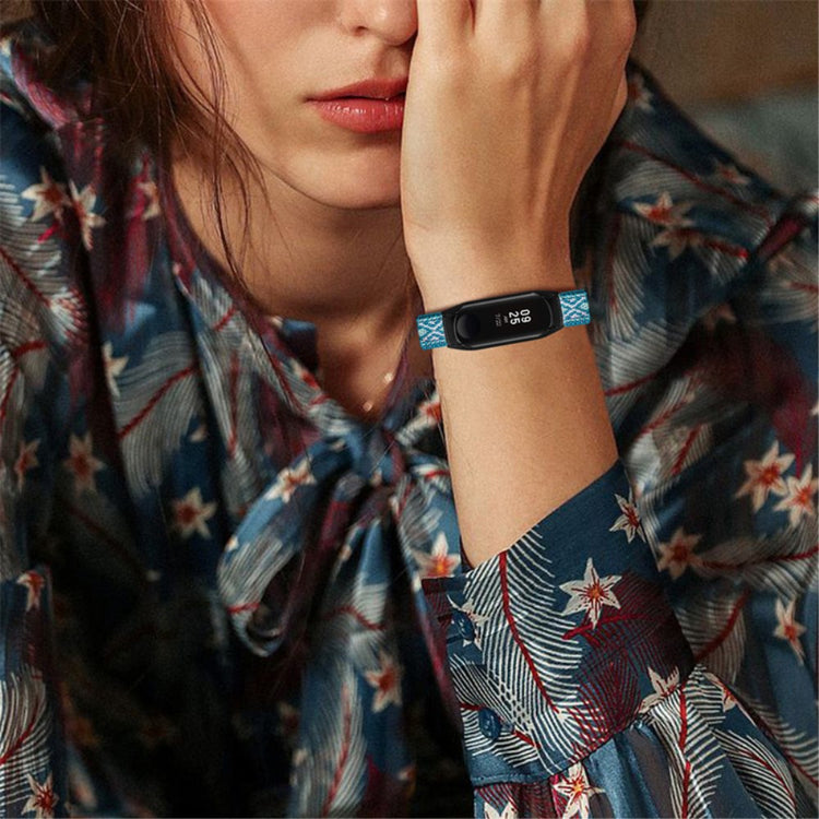 Godt Xiaomi Mi Smart Band 6 / Xiaomi Mi Band 5 Stof Urrem - Flerfarvet#serie_6