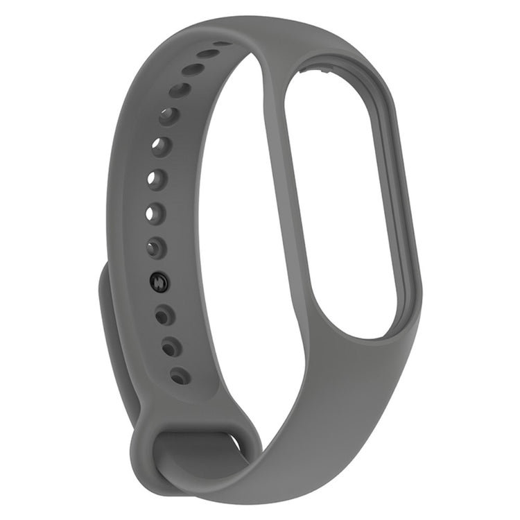 Super elegant Xiaomi Mi Band 7 Silikone Rem - Sølv#serie_18