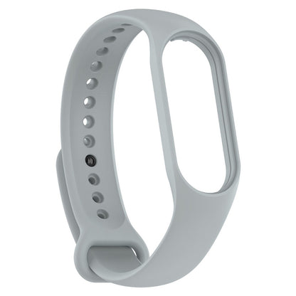 Super elegant Xiaomi Mi Band 7 Silikone Rem - Sølv#serie_7