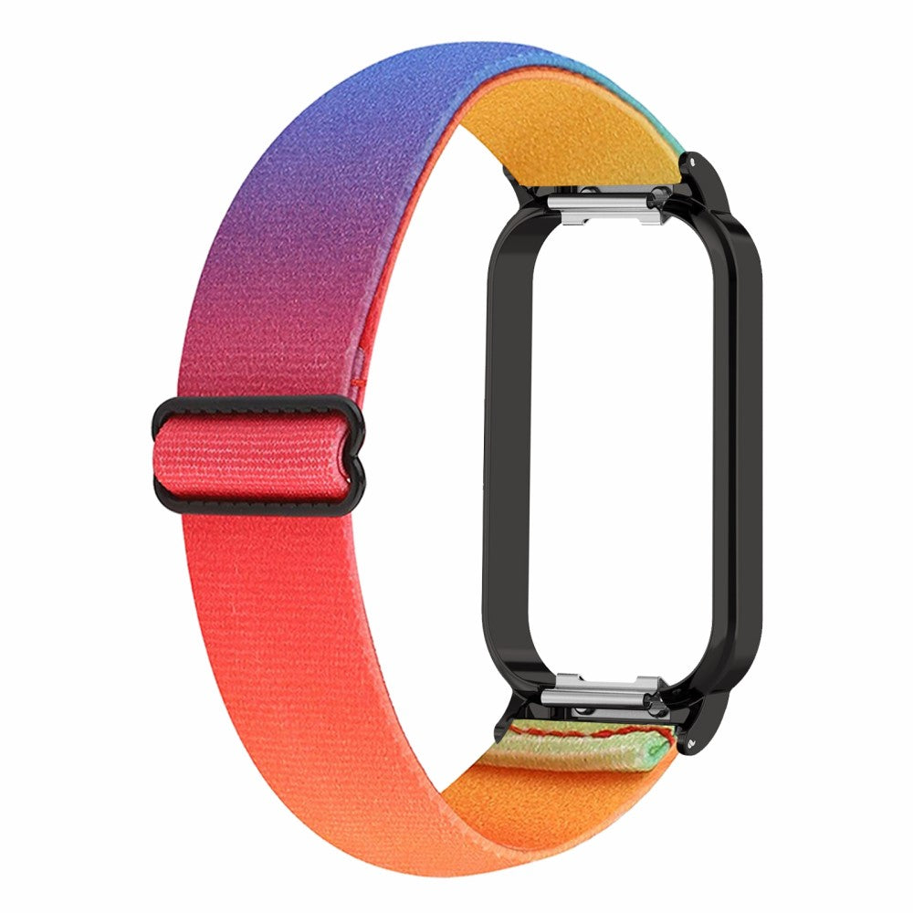 Sejt Nylon Rem passer til Xiaomi Redmi Band 2 - Flerfarvet#serie_8