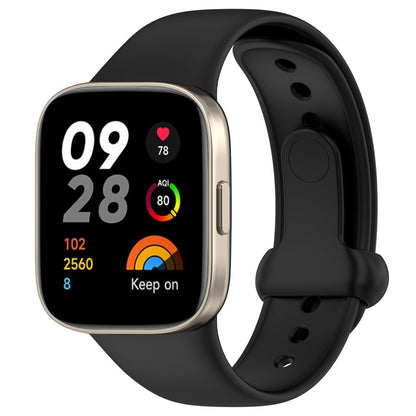 Silikone Universal Rem passer til Xiaomi Redmi Watch 3 / Xiaomi Mi Watch Lite 3 - Sort#serie_1