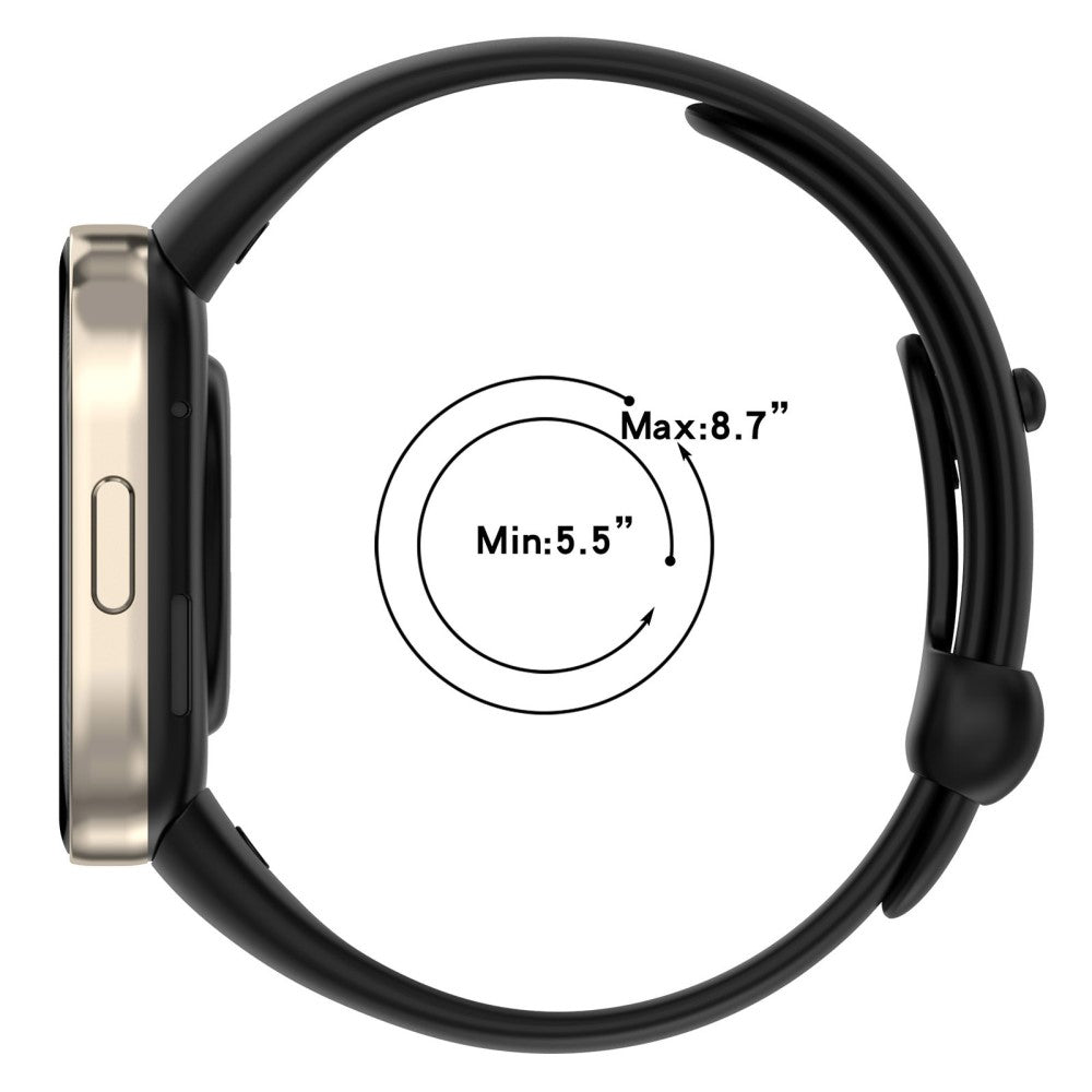Silikone Universal Rem passer til Xiaomi Redmi Watch 3 / Xiaomi Mi Watch Lite 3 - Rød#serie_5