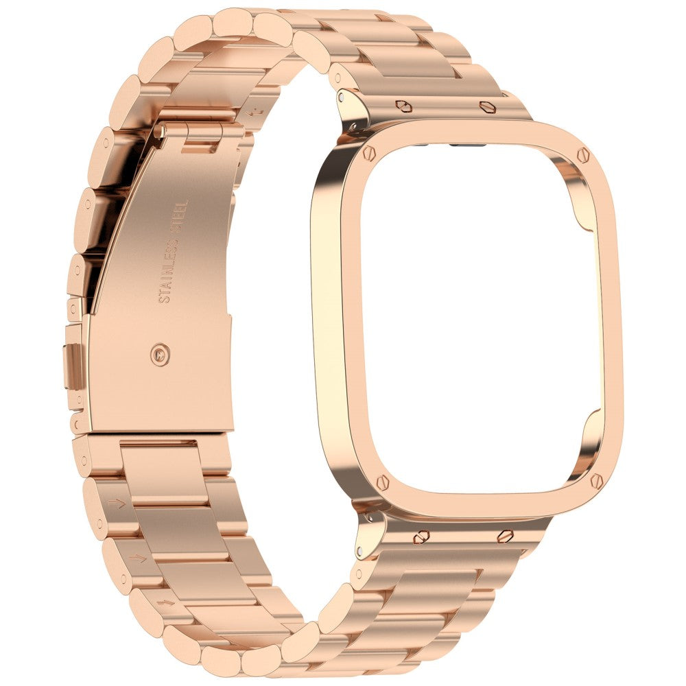 Metal Universal Rem passer til Xiaomi Redmi Watch 3 / Xiaomi Mi Watch Lite 3 - Pink#serie_2