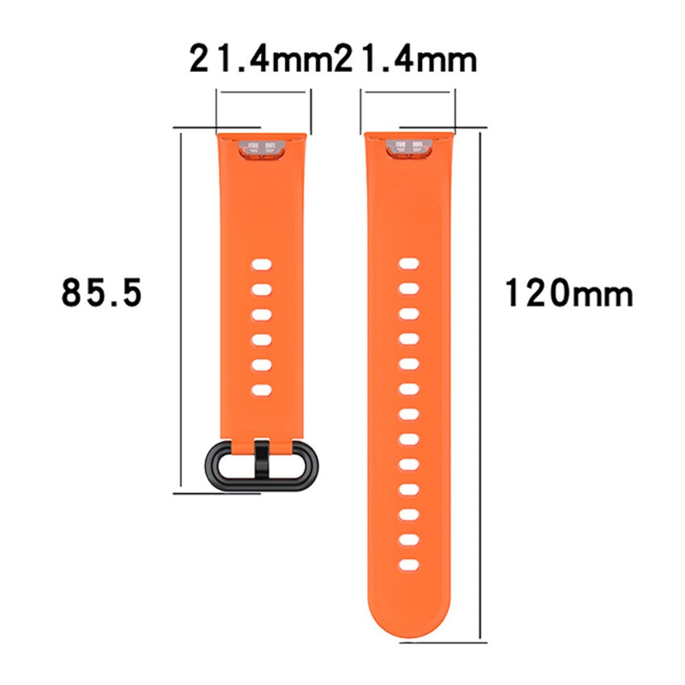 Stilfuld Xiaomi Redmi Watch Silikone Urrem - Orange#serie_2