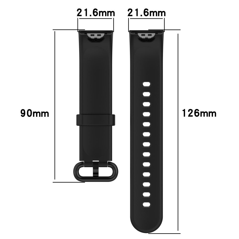 Smuk Xiaomi Redmi Watch Silikone Rem - Sort#serie_4