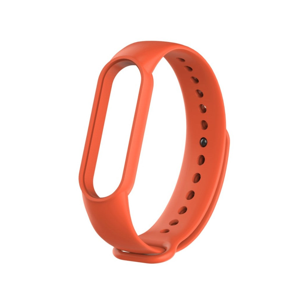 Meget fint Xiaomi Mi Band 5 Silikone Rem - Orange#serie_10