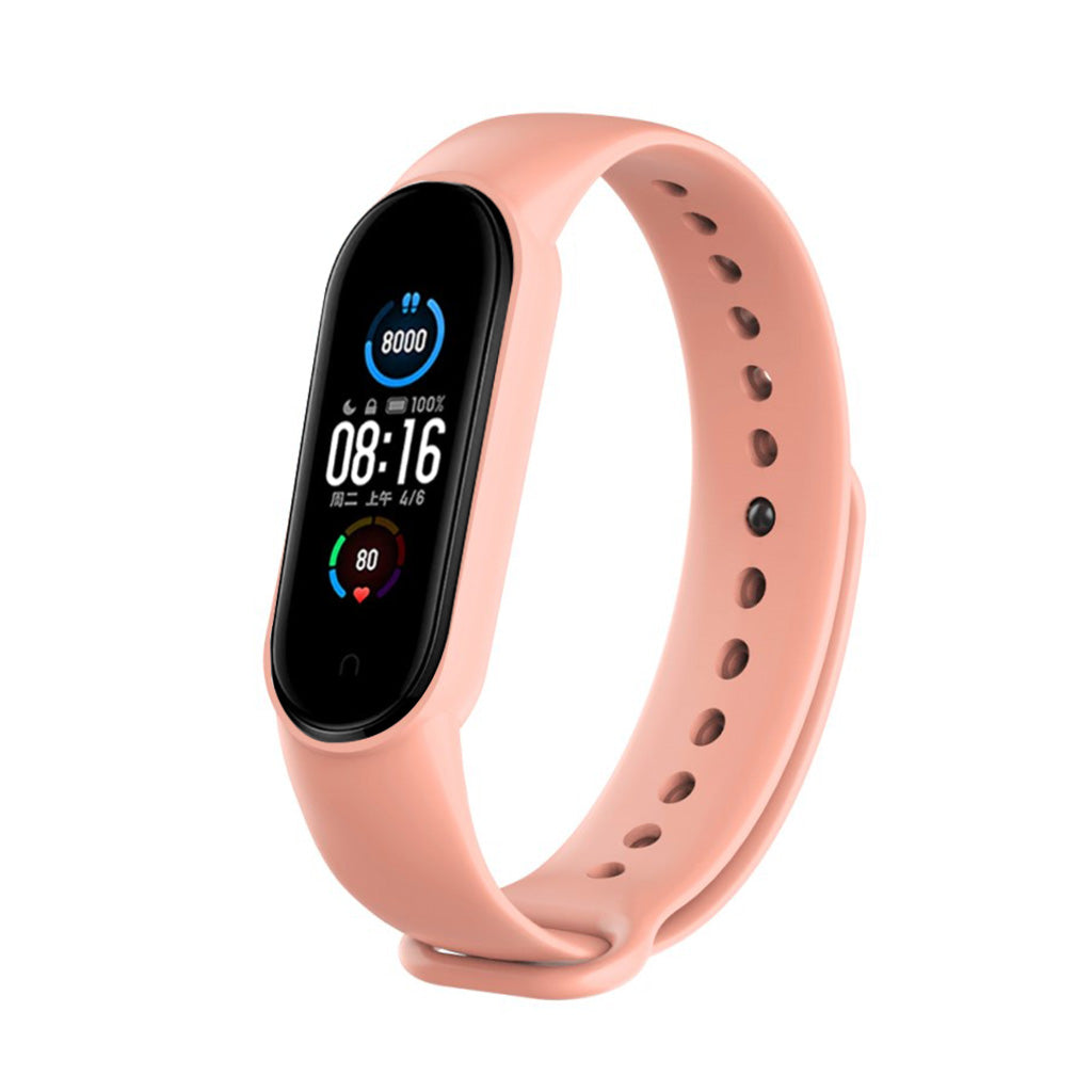 Meget fint Xiaomi Mi Band 5 Silikone Rem - Orange#serie_9