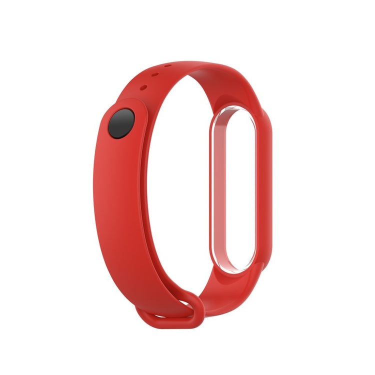 Mega fed Xiaomi Mi Band 5 Silikone Rem - Rød#serie_4