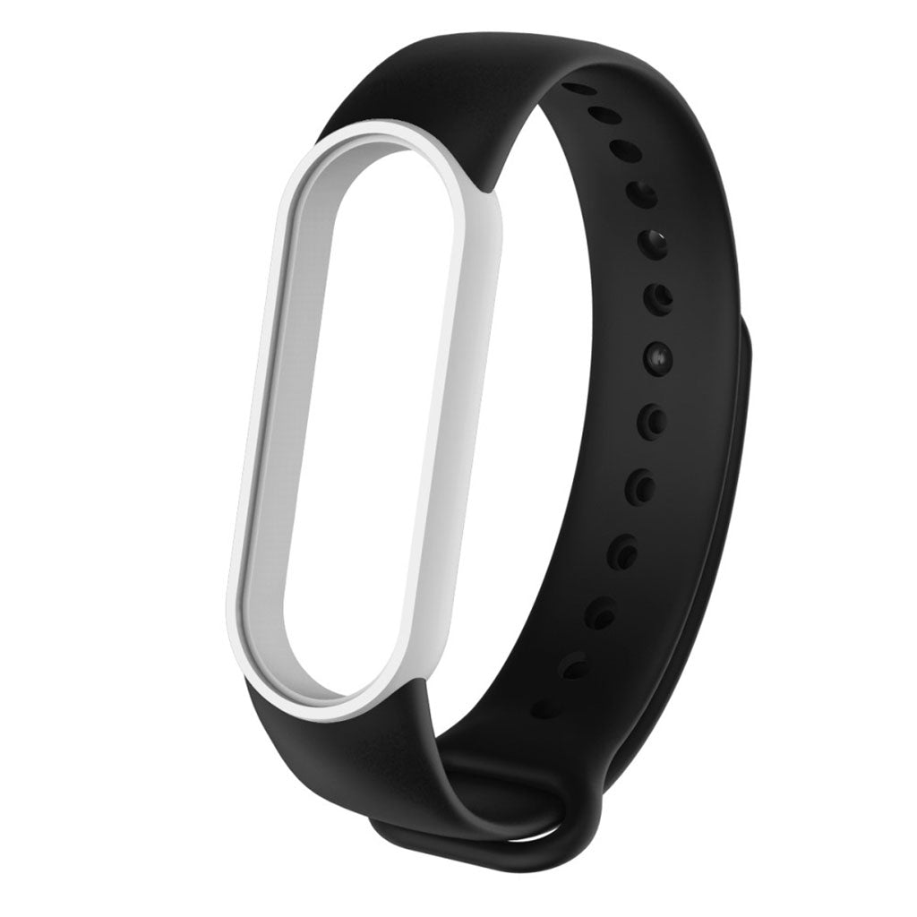 Fremragende Xiaomi Mi Band 5 Silikone Rem - Sort#serie_1