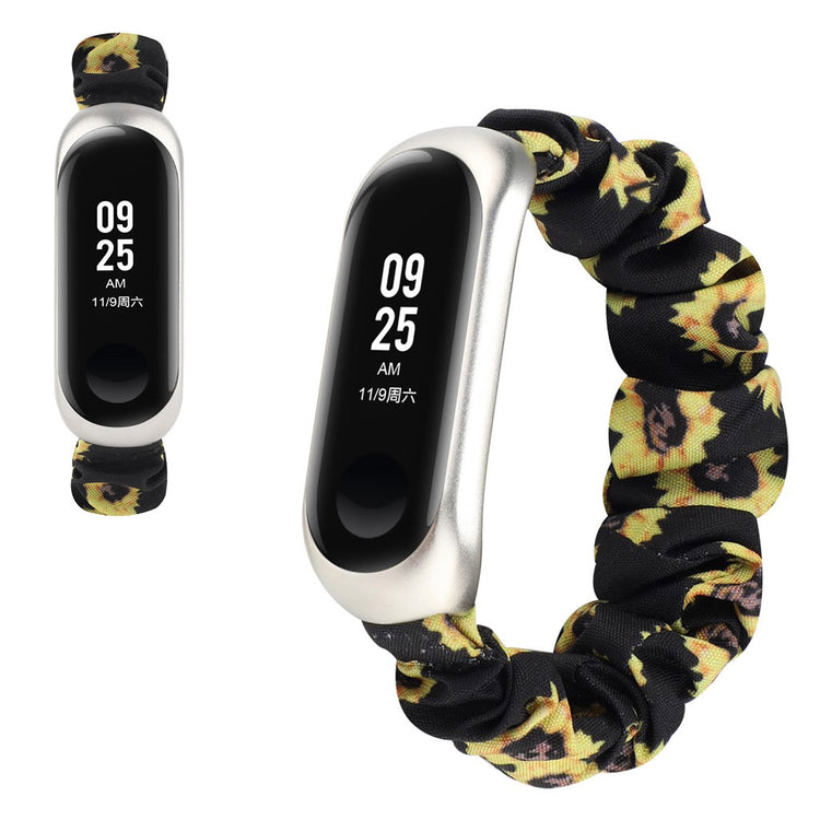 Rigtigt elegant Xiaomi Mi Band 5 Nylon Rem - Gul#serie_3