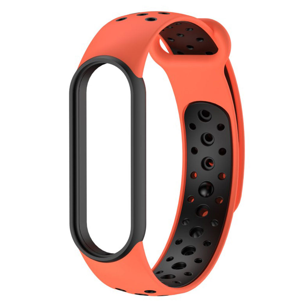 Vildt nydelig Xiaomi Mi Band 5 Silikone Rem - Orange#serie_6