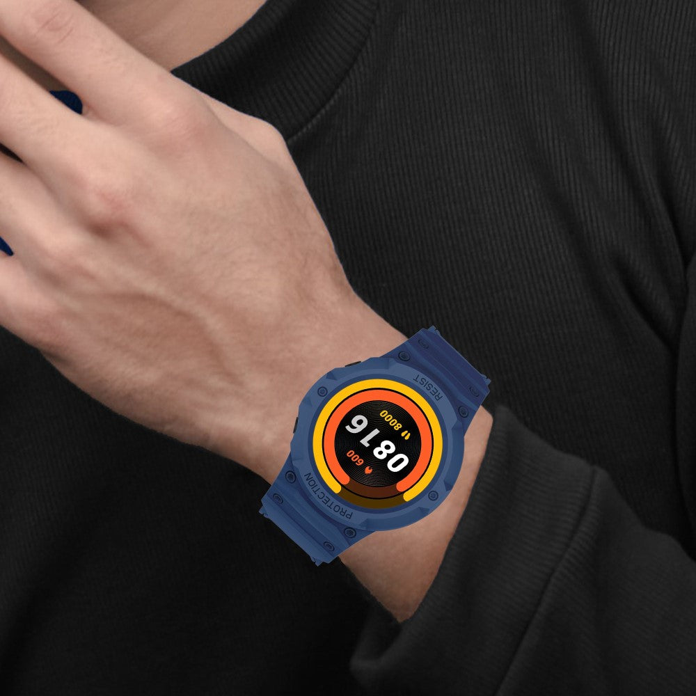 Vildt kønt Xiaomi Mi Watch Color Sports Silikone Urrem - Blå#serie_6