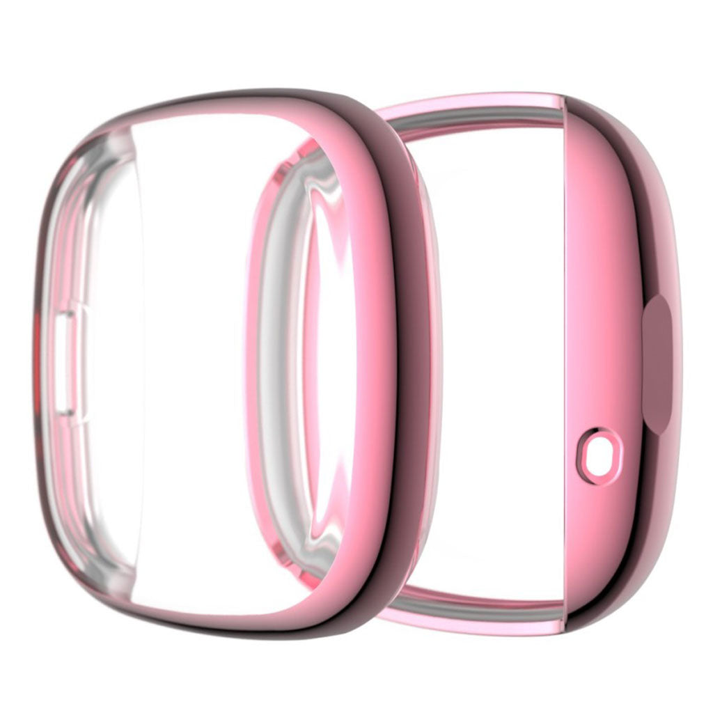 Meget Flot Fitbit Versa 3 / Fitbit Sense Silikone Cover - Pink#serie_4