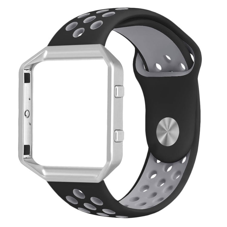 Mega nydelig Fitbit Blaze Silikone Rem - Sort#serie_3