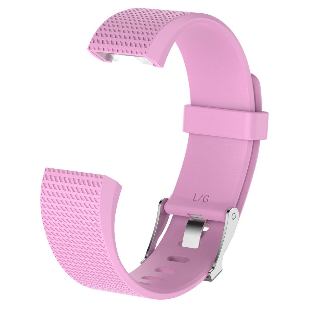 Meget elegant Fitbit Charge 2 Silikone Rem - Størrelse: S - Pink#serie_7