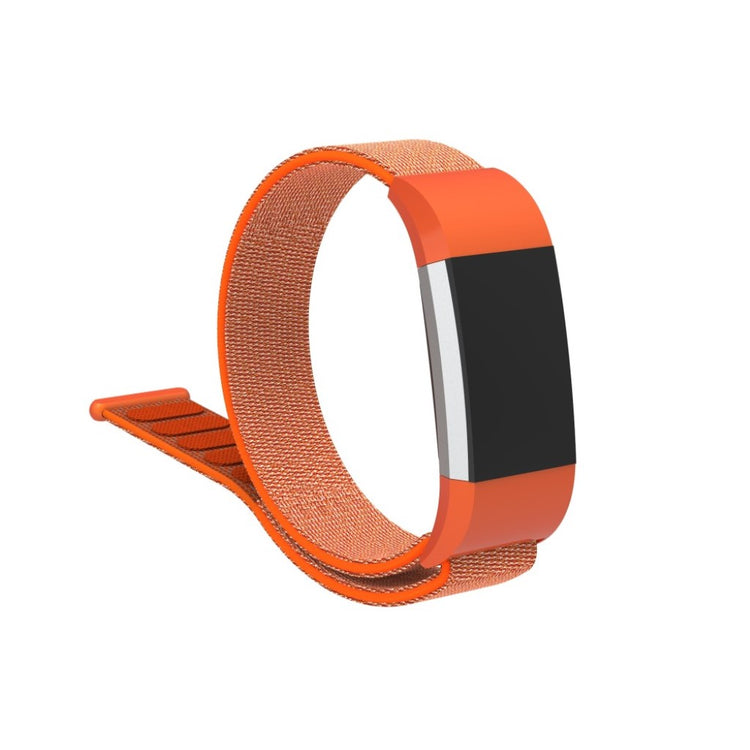 Smuk Fitbit Charge 2 Nylon Rem - Orange#serie_4