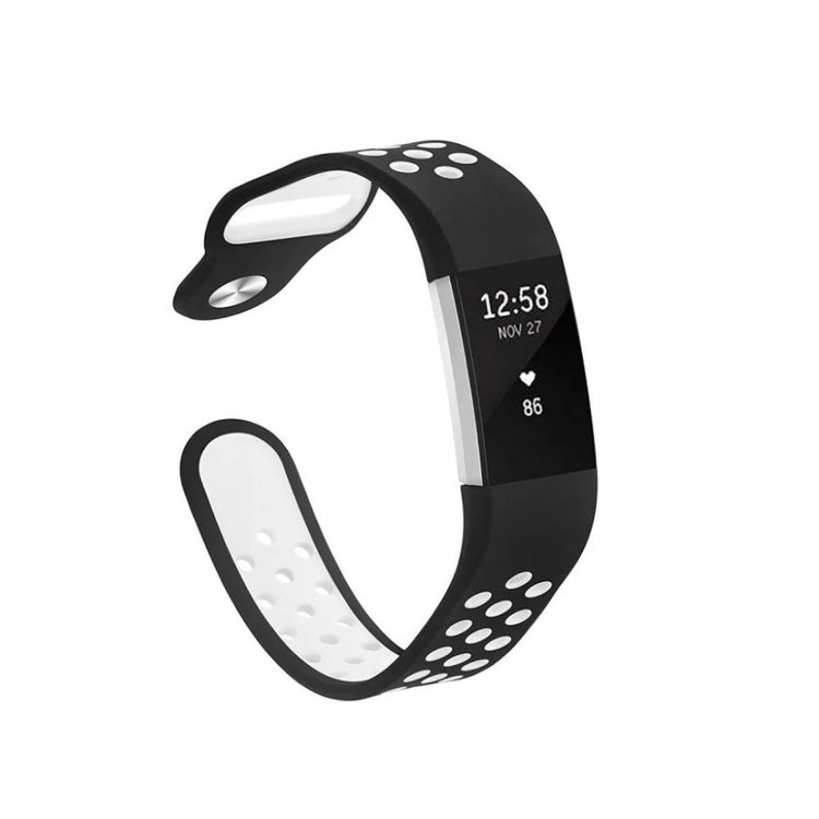 Meget kønt Fitbit Charge 2 Silikone Rem - Sort#serie_1