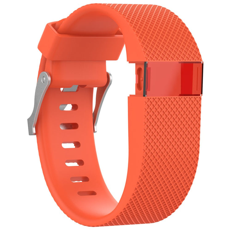 Supercool Fitbit Charge HR Silikone Rem - Størrelse: S - Orange#serie_1