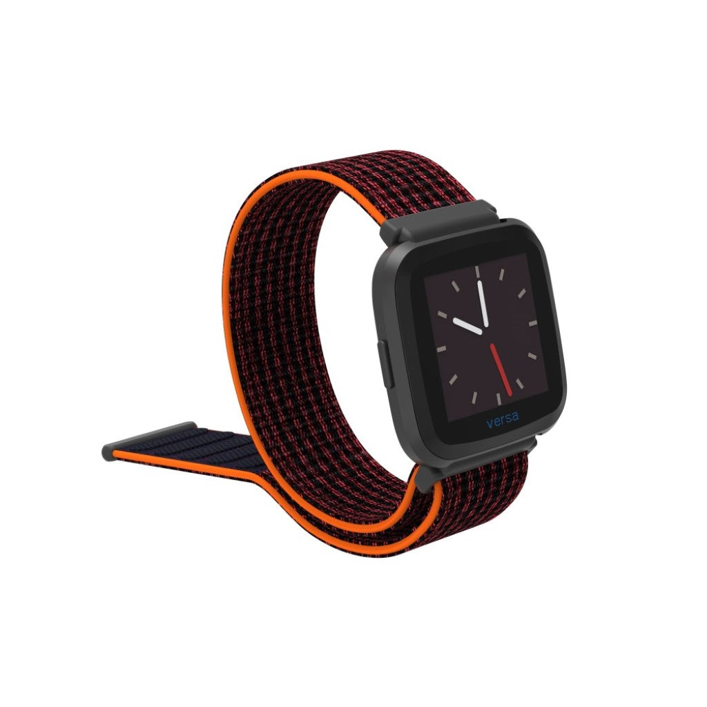 Super hårdfør Fitbit Versa Nylon Rem - Flerfarvet#serie_2