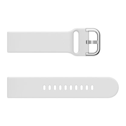 Vildt slidstærk Fitbit Versa Silikone Rem - Hvid#serie_2