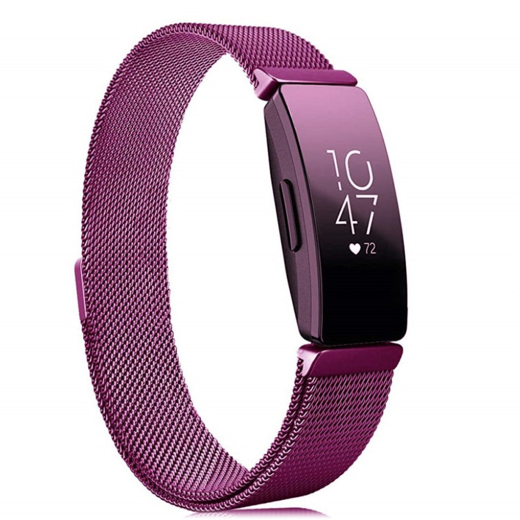 Rigtigt slidstærk Fitbit Inspire Silikone Rem - Lilla#serie_016