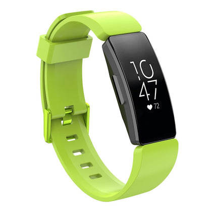 Rigtigt godt Fitbit Inspire Silikone Rem - Grøn#serie_7