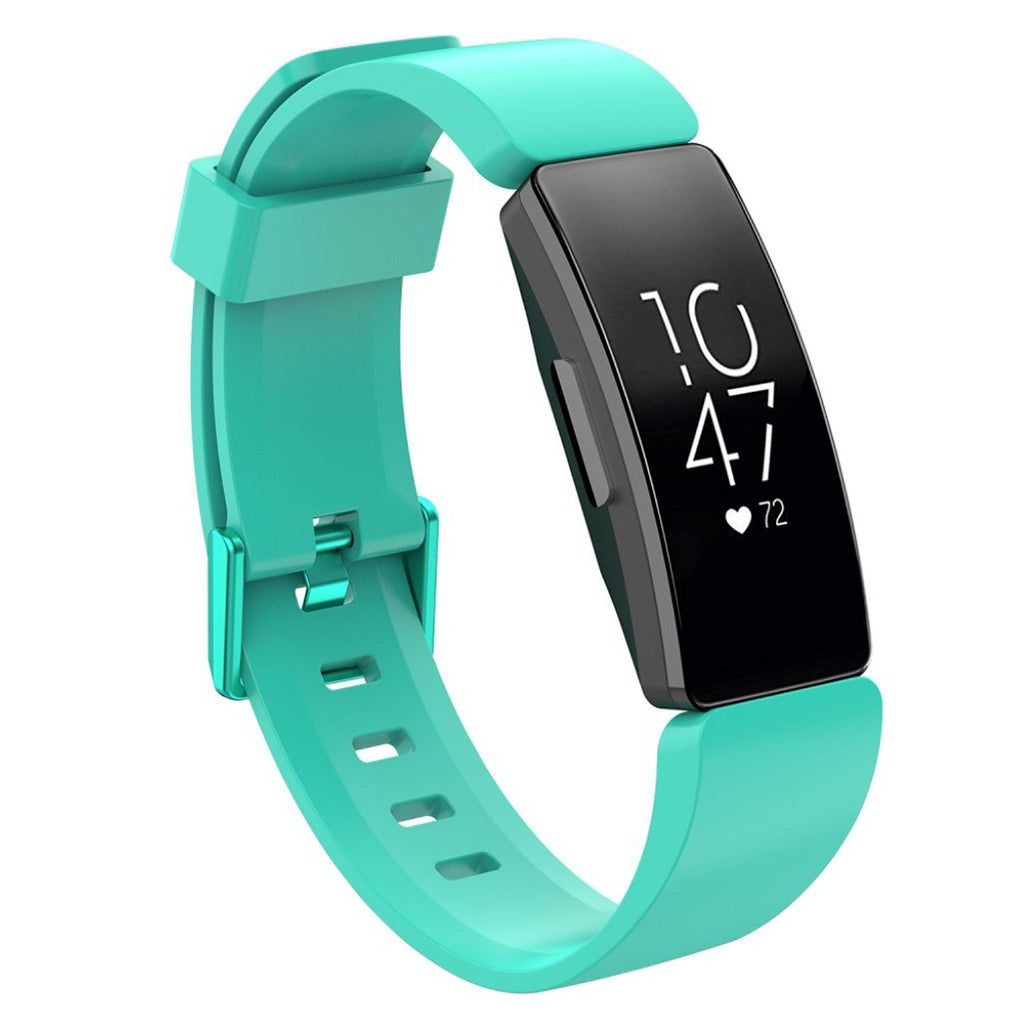 Fortrinligt Fitbit Inspire Silikone Rem - Grøn#serie_8