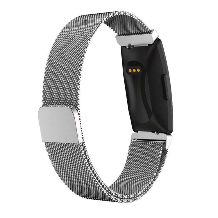 Super sejt Fitbit Inspire Metal Rem - Sølv#serie_1