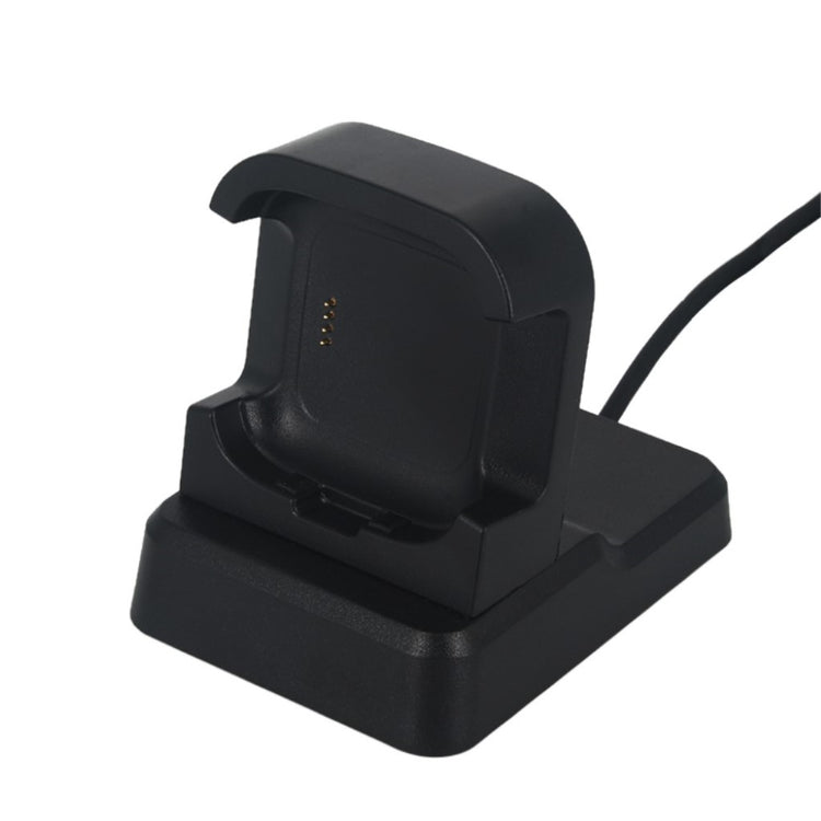 Plastik Fitbit Versa 2 USB Ladestation - Sort#serie_9