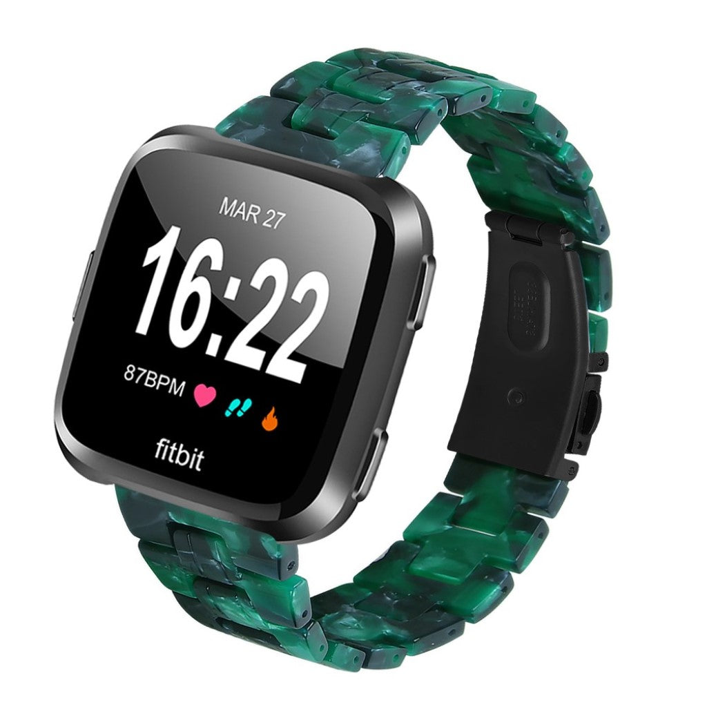 Vildt elegant Fitbit Versa 2 / Fitbit Versa Lite  Rem - Grøn#serie_12