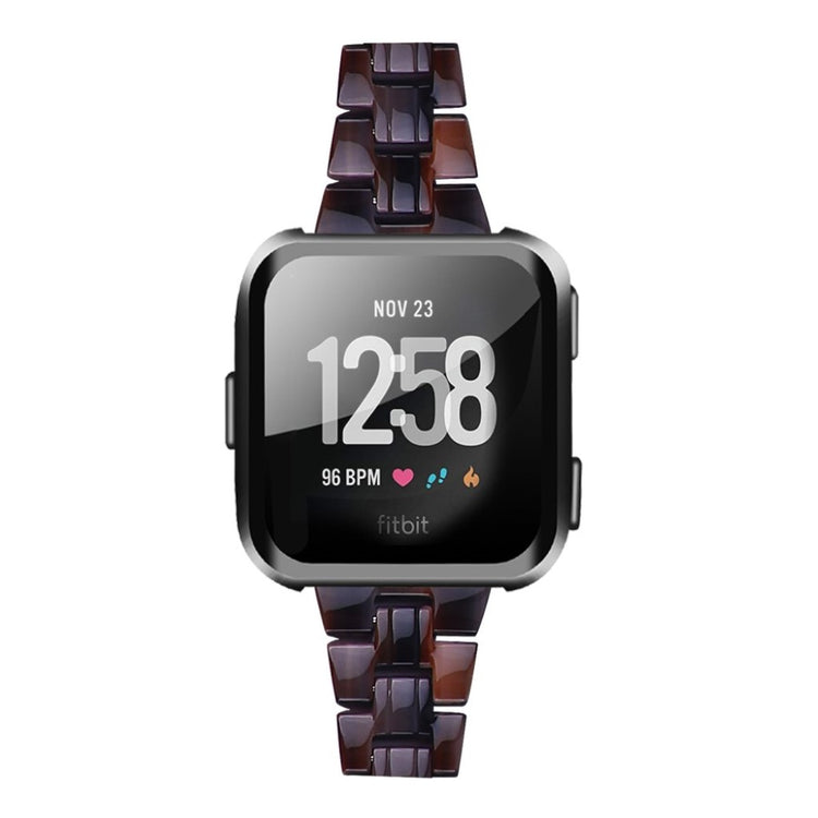 Vildt elegant Fitbit Versa 2 / Fitbit Versa Lite  Rem - Brun#serie_14