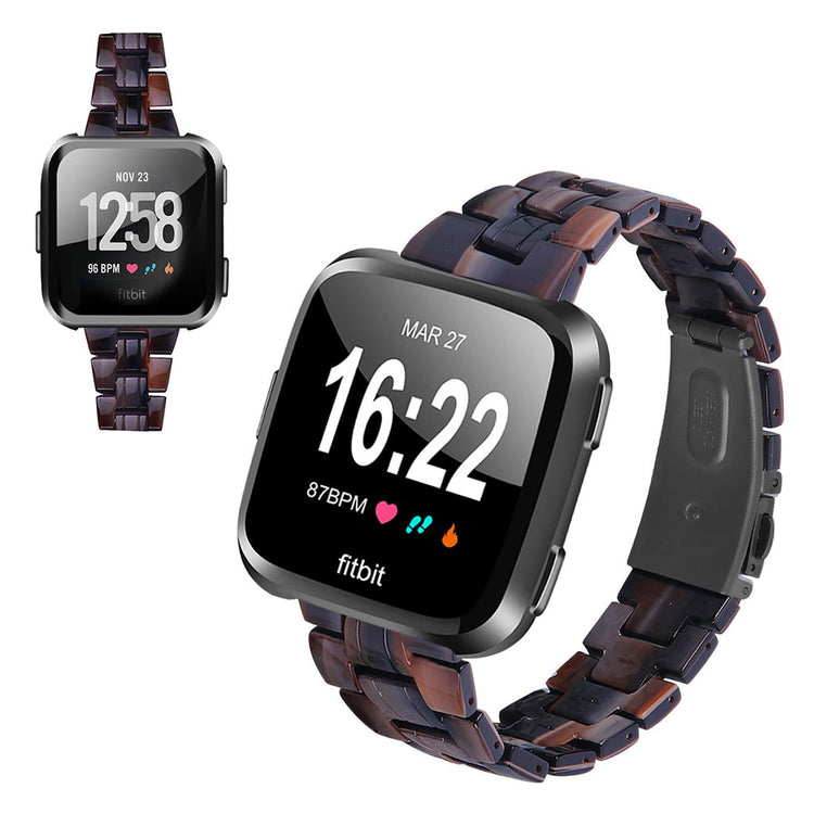 Vildt elegant Fitbit Versa 2 / Fitbit Versa Lite  Rem - Brun#serie_14