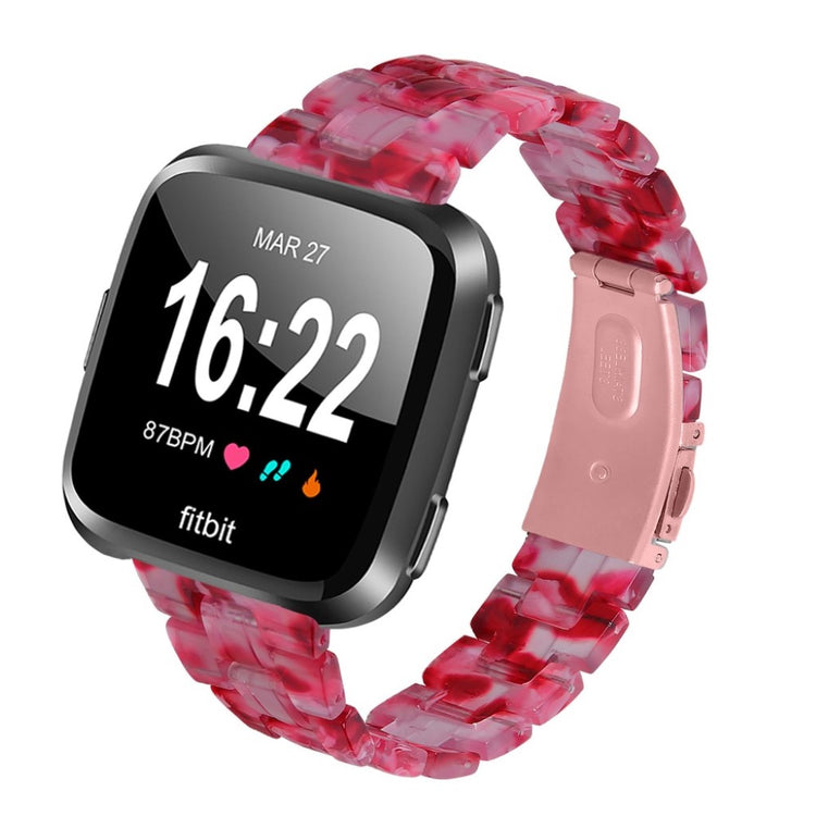 Vildt elegant Fitbit Versa 2 / Fitbit Versa Lite  Rem - Rød#serie_17