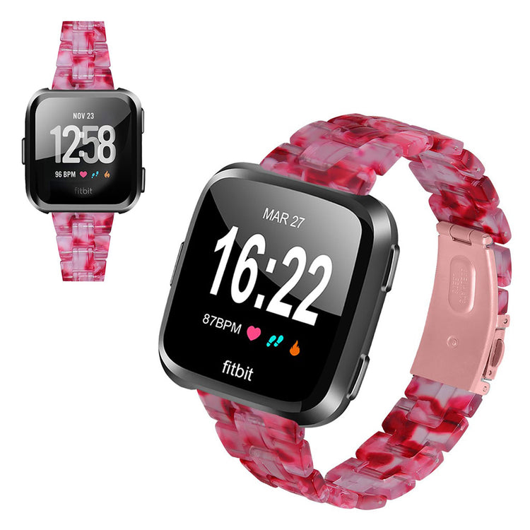 Vildt elegant Fitbit Versa 2 / Fitbit Versa Lite  Rem - Rød#serie_17