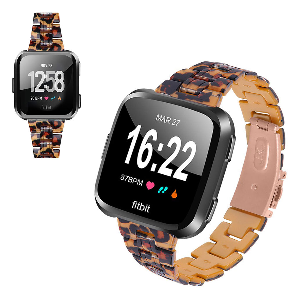 Vildt elegant Fitbit Versa 2 / Fitbit Versa Lite  Rem - Brun#serie_2