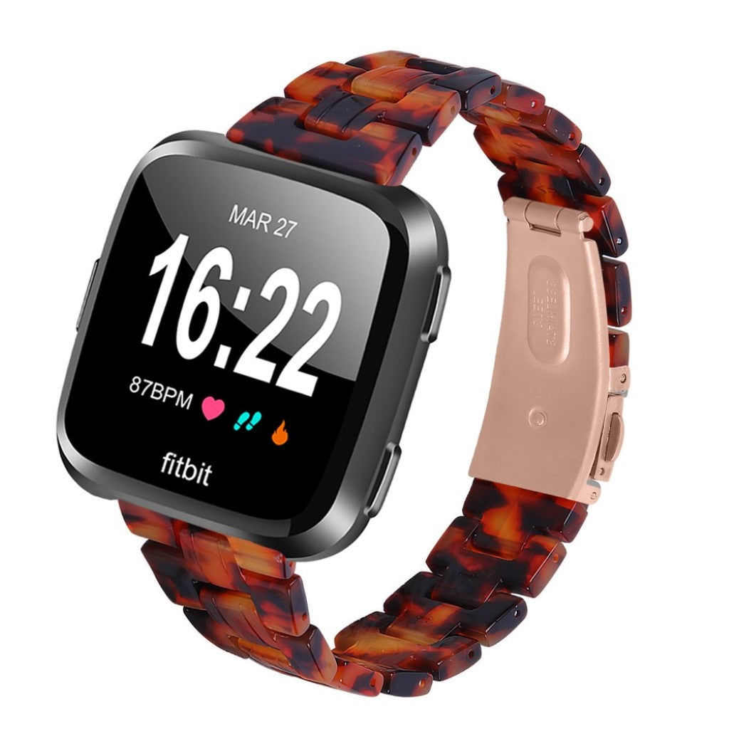 Vildt elegant Fitbit Versa 2 / Fitbit Versa Lite  Rem - Brun#serie_4