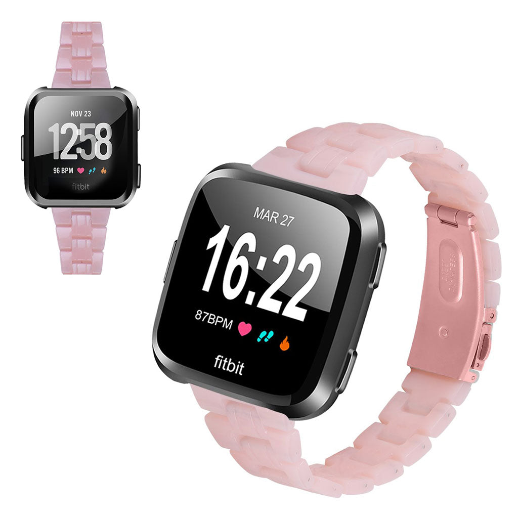 Vildt elegant Fitbit Versa 2 / Fitbit Versa Lite  Rem - Pink#serie_7