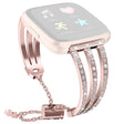 Fitbit Versa 2 / Fitbit Versa Lite Metal And Rhinestone Universel Strap