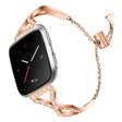 Nice Fitbit Smartwatch Metal And Rhinestone Universel Strap