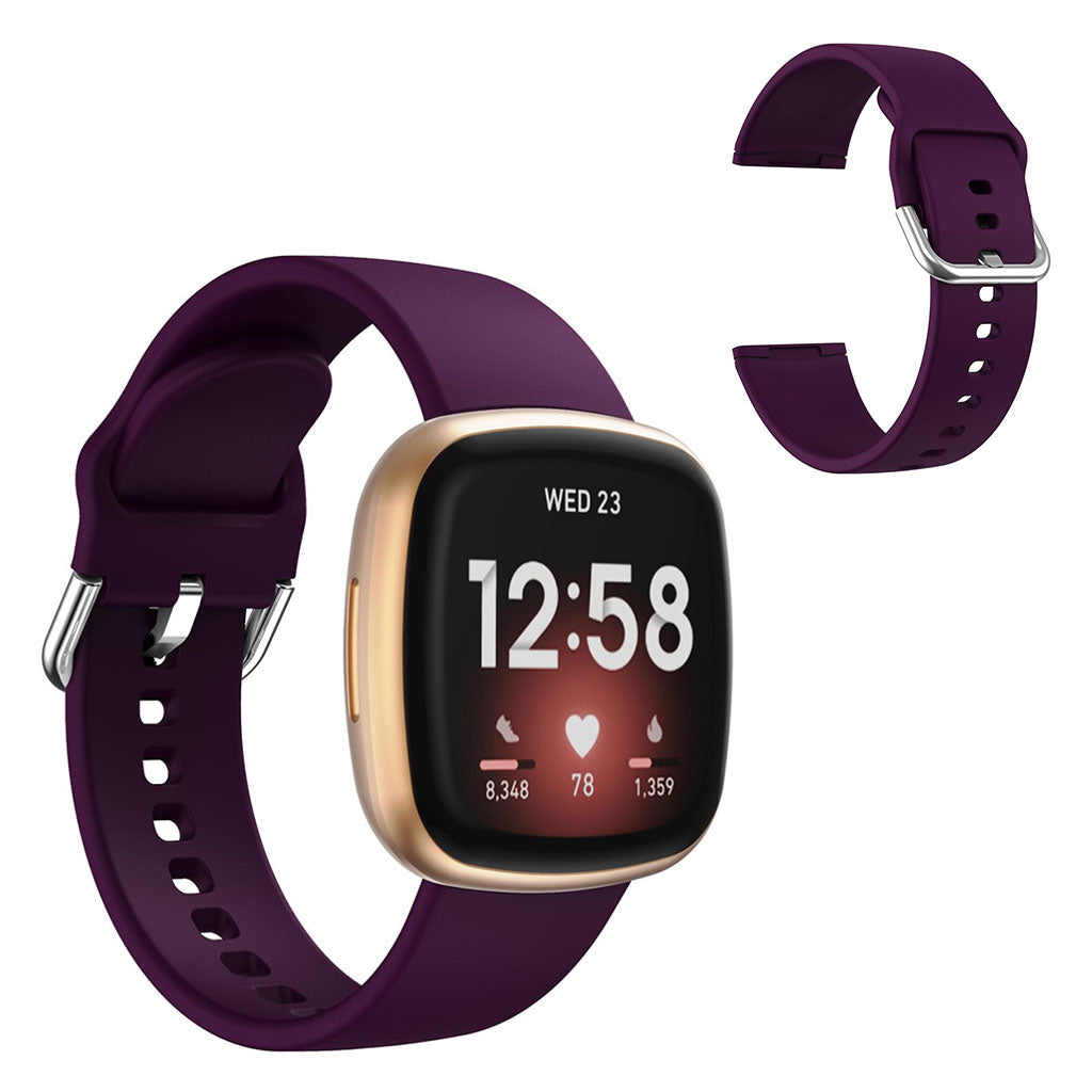 Meget godt Fitbit Versa 3 / Fitbit Sense Silikone Rem - Lilla#serie_12