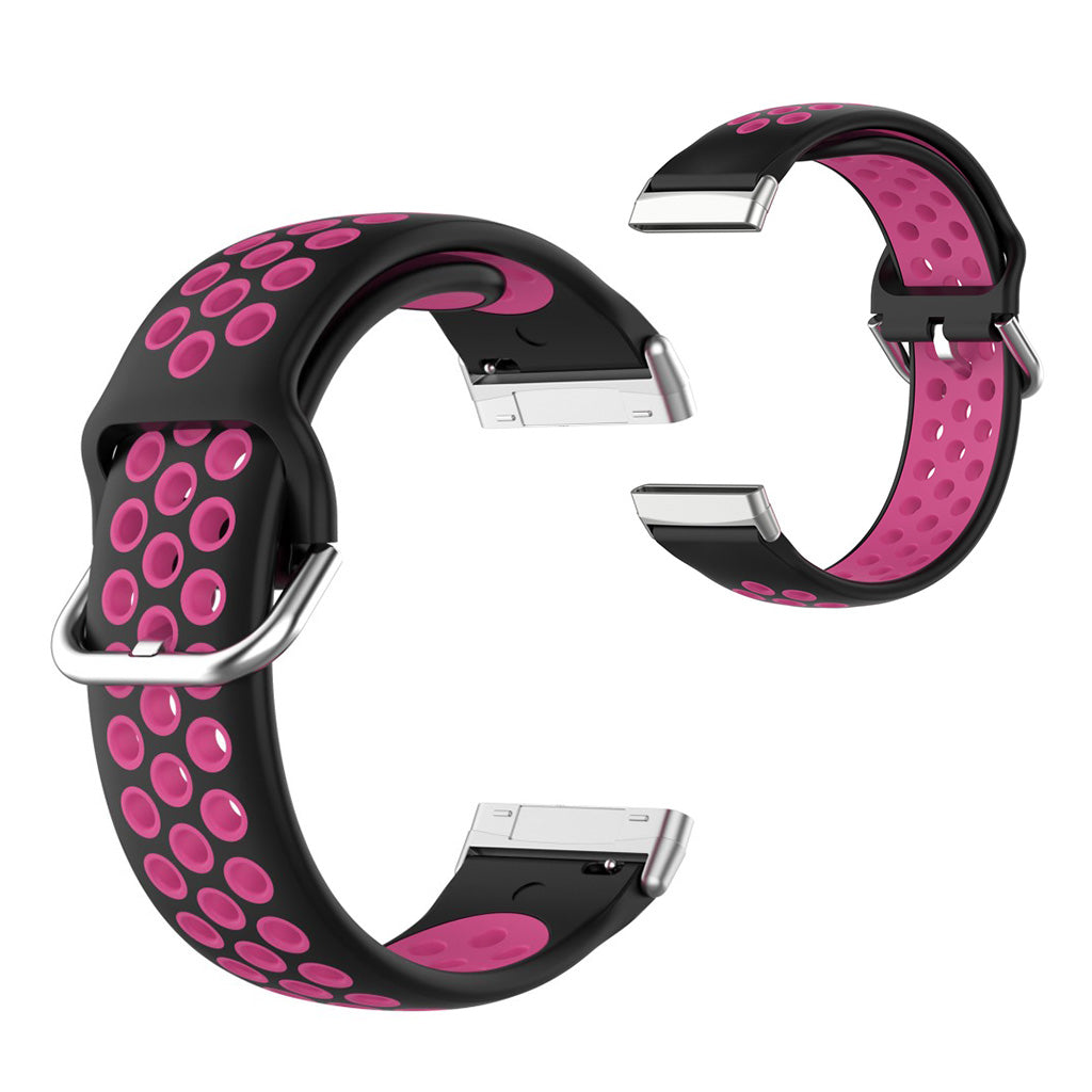 Mega fint Fitbit Versa 3 / Fitbit Sense Silikone Rem - Pink#serie_7
