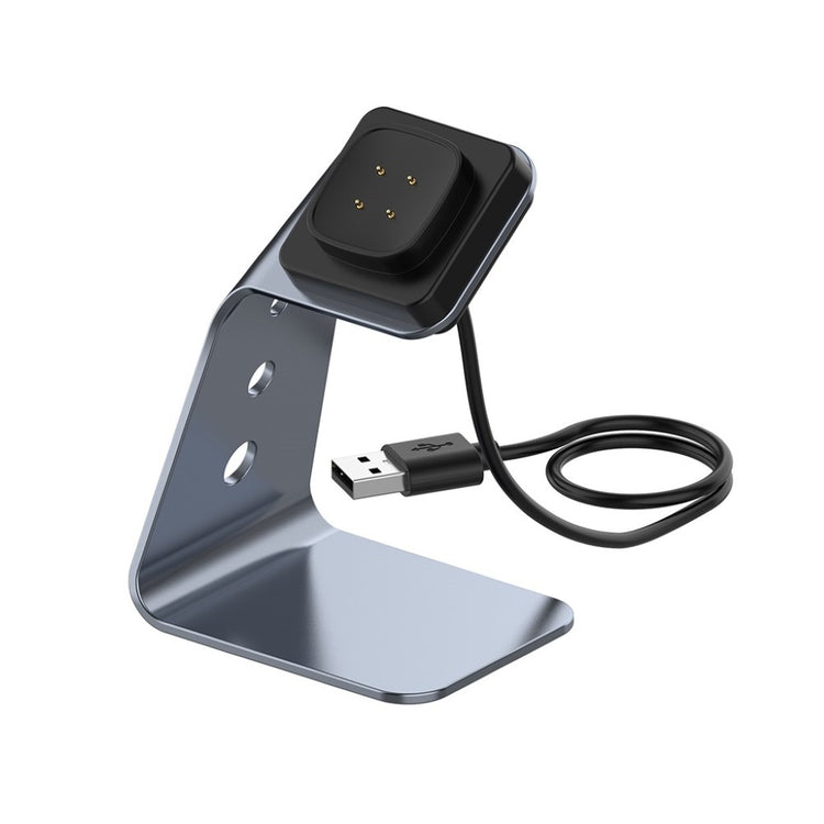 Metal Fitbit Versa 3 / Fitbit Sense Ladestation - Sølv#serie_1