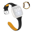 Elegant Fitbit Versa 3 / Fitbit Sense Genuine Leather Strap
