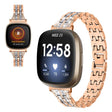 Fitbit Versa 3 / Fitbit Sense 1 Metal And Rhinestone Universel Strap