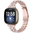 Fitbit Sense 1 / Fitbit Versa 3 Metal And Rhinestone Universel Strap