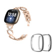 Fitbit Sense 1 / Fitbit Versa 3 Metal Strap with Cover