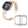 Fitbit Sense 1 / Fitbit Versa 3 Metal Strap with Cover