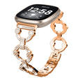 Fitbit Sense / Fitbit Versa 3 Metal and Rhinestone Strap