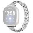 Fitbit Sense / Fitbit Versa 3 Metal and Rhinestone Strap